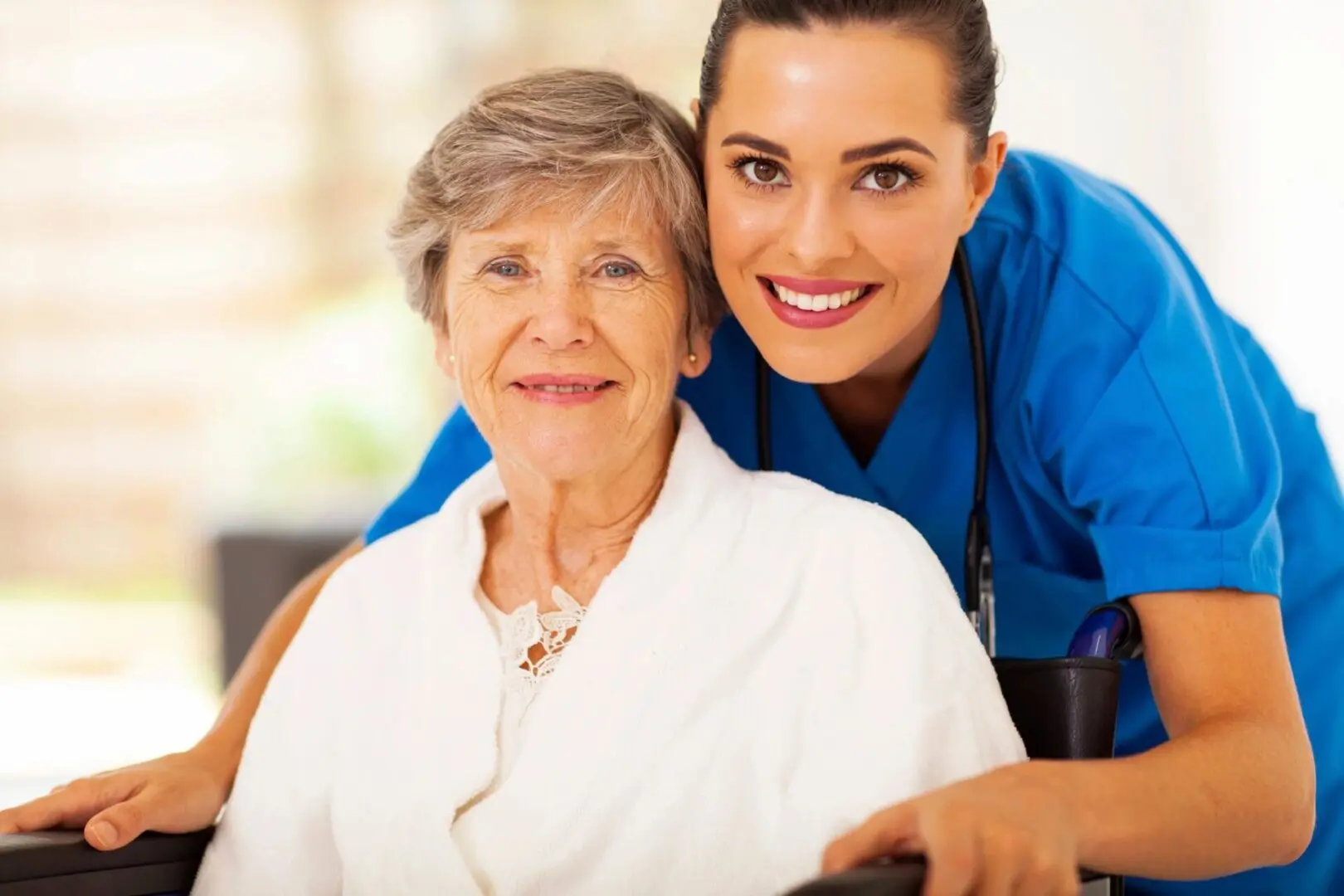 nurse with patient